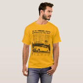 T-shirt Le nouvel or 1940 d'automobile du HUDSON (Devant entier)