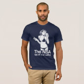 T-shirt Le NSA a votre Selfies (Devant entier)