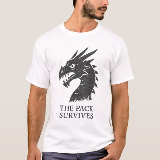T-shirt Le pack survit Dragon (Devant)
