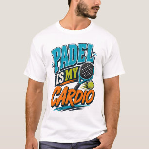 T-shirt Le Padel Est Mon Cardio Rétro Sport