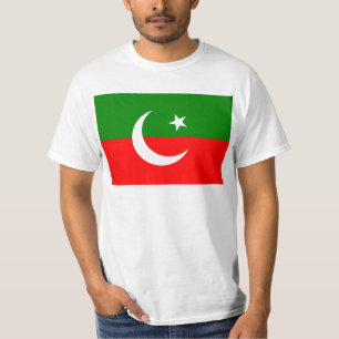 T-shirt Le Pakistan Tehreek E Insaf, drapeau de la