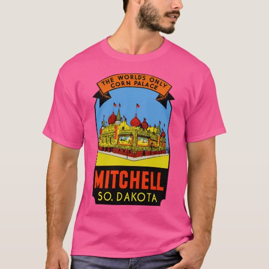 T-shirt Le Palais du Corn Mitchell Dakota du Sud (Devant)