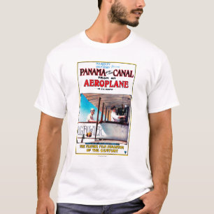 T-shirt Le Panama et le courrier de promo de film d'avion