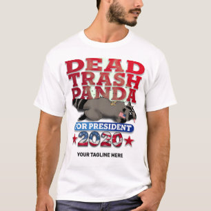 T-shirt Le Panda De Trash Morts Pour Le Président (Personn