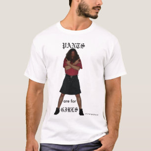 T-shirt Le pantalon est pour des filles