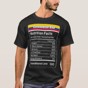 T-shirt Le papa colombien et la Fête des pères de la nut