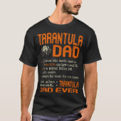 T-shirt Le papa de tarentule aiment le père normal (Devant)