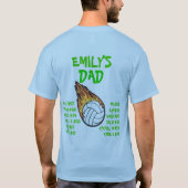 T-SHIRT LE PAPA D'EMILY (Dos)