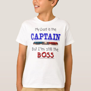 T-shirt Le papa est capitaine