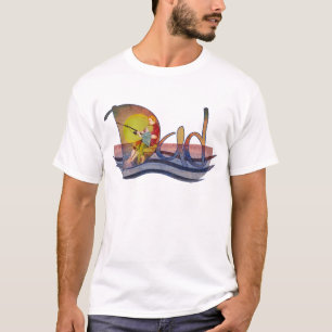 T-shirt Le papa et le fils pêchant le texte artistique
