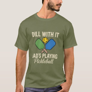 T-shirt Le papa joue au Pickleball
