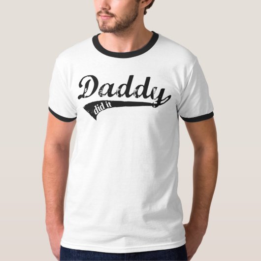 T-shirt Le papa l'a fait (Devant)