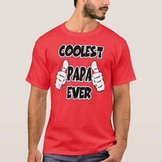 T-shirt Le papa le plus frais jamais