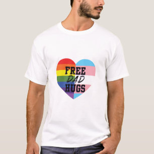T-shirt Le papa libre étreint des marchandises de qualit