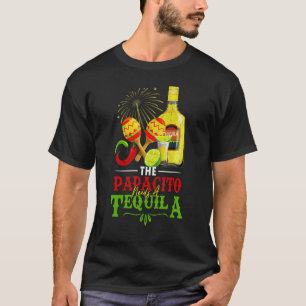 T-shirt Le Papacito A Besoin D'Une Tequila Mexicaine Sombr