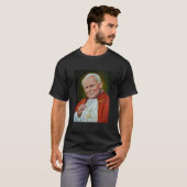 T-shirt Le Pape Jean II, Portrait Saint Jean-Paul II, Reli (Devant entier)