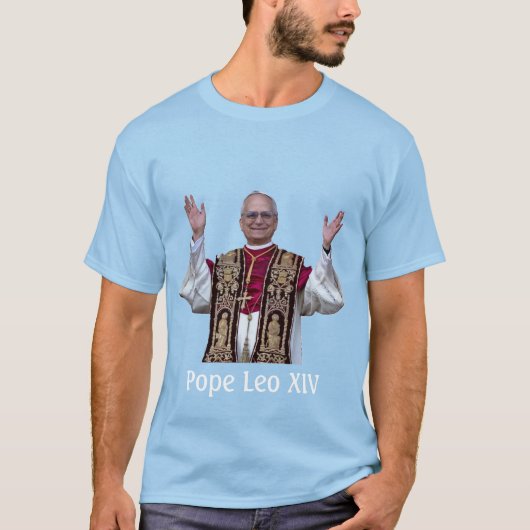 T-shirt Le Pape Léo Embrasse le voyage, il Façonne l'âme (Devant)