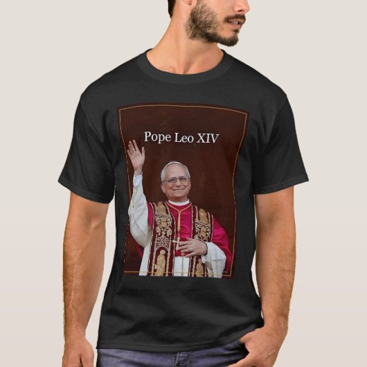 T-shirt Le Pape Leo Xiv (Devant)