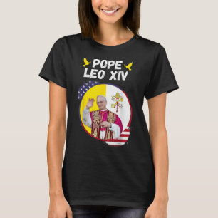T-shirt Le pape Leo Xiv, Habemus Papam, catholique