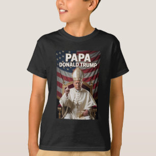 T-shirt Le pape Trump