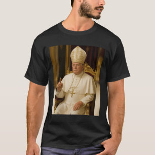 T-shirt Le Pape Trump Drôle Le Président Trump Veut Être L