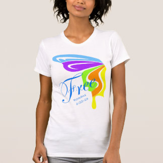 T-shirt Le papillon libèrent
