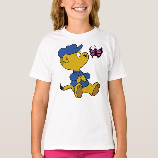 T-shirt Le papillon rose de Ferald (Devant)