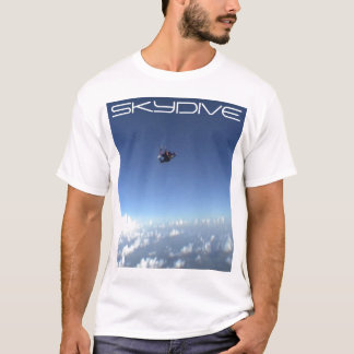 T-shirt le parachute skydive de parachutisme opacifie la