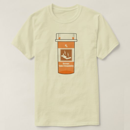 T-shirt Le parachutisme est ma drogue (Design devant)
