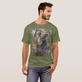 T-shirt "Le paradis de Koala : niché dans un arbre de Grev (Devant entier)
