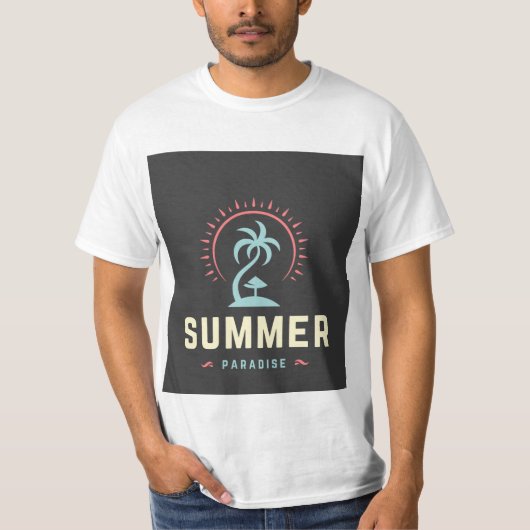 T-shirt Le Paradis d'Été (Devant)