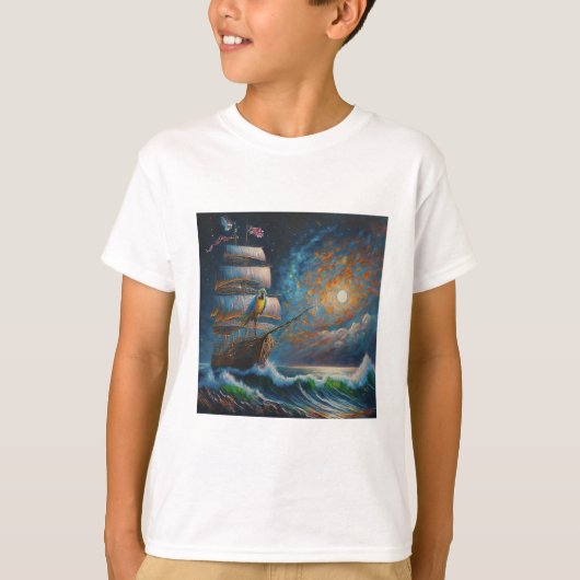 T-shirt Le paradis du pirate (Devant)