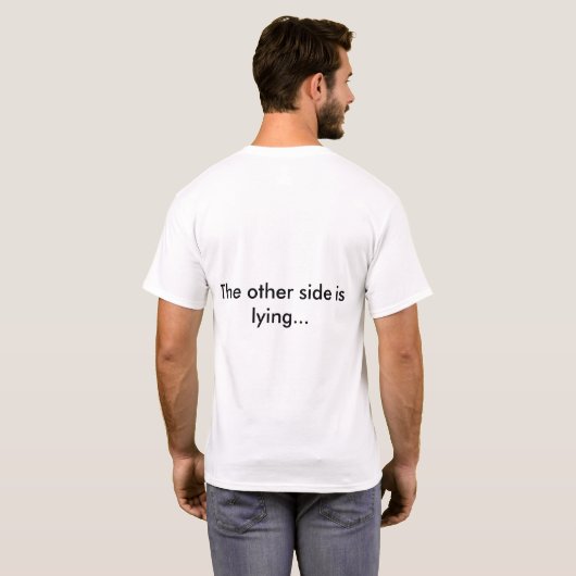 T-shirt Le paradoxe de menteur (Dos entier)
