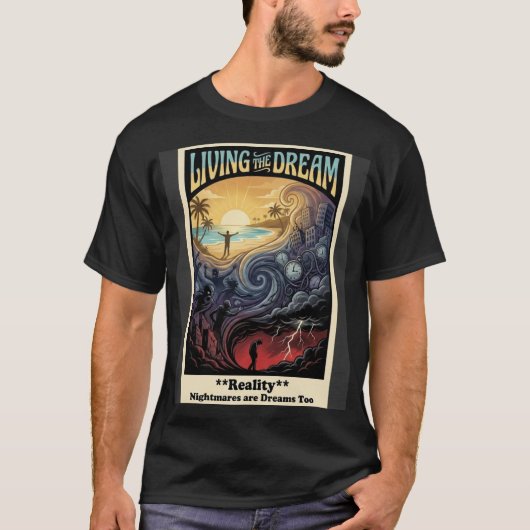 T-shirt Le paradoxe du rêveur (Devant)