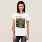 T-shirt le parc central de new york (Devant entier)