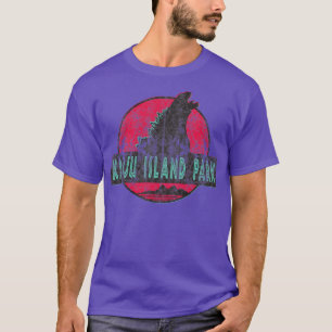 T-shirt Le parc de l'île de Kaiju en détresse