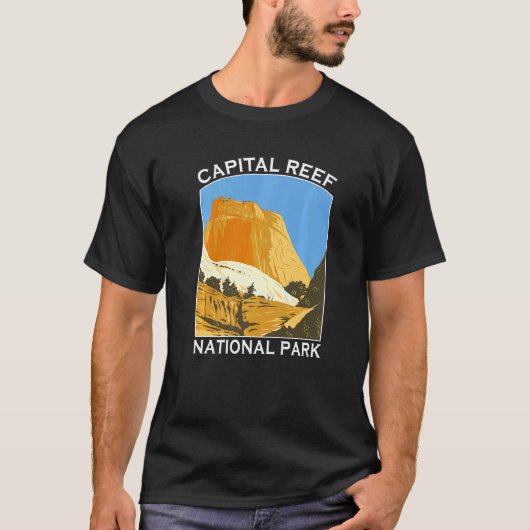 T-shirt Le Parc National Capitol Reef Utah En Plein Air Ra (Devant)
