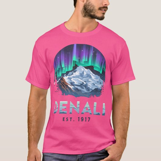 T-shirt Le parc national de Denali, Mont Denali (Devant)