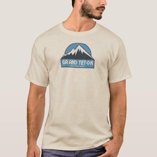 T-shirt Le Parc national de Grand Teton (Devant)