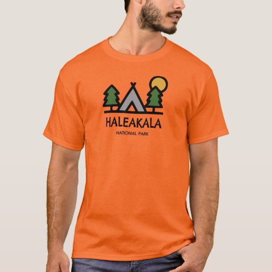 T-shirt Le Parc national de Haleakala (Devant)