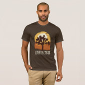 T-shirt Le Parc national de Joshua Tree (Devant entier)