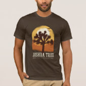 T-shirt Le Parc national de Joshua Tree (Devant)