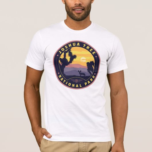 T-shirt Le Parc national de Joshua Tree (Devant)