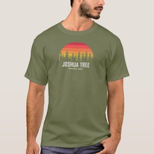 T-shirt Le Parc national de Joshua Tree (Devant)