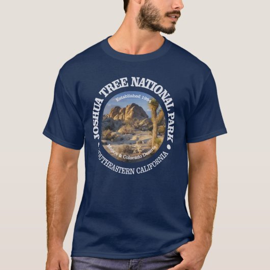 T-shirt Le Parc national de Joshua Tree (Devant)