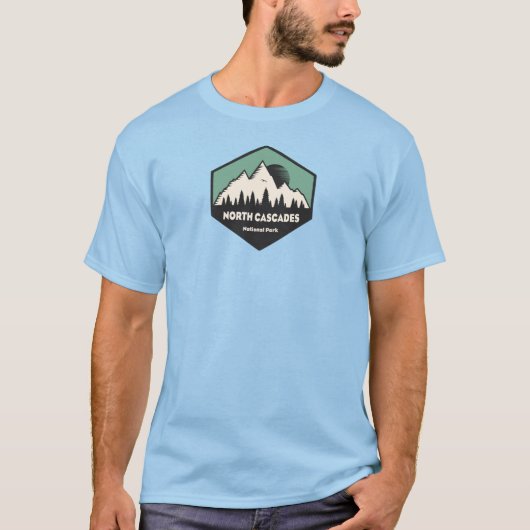 T-shirt Le Parc national de North Cascades (Devant)