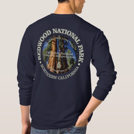 T-shirt Le parc national de Redwood (Dos)