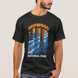 T-shirt Le parc national de Redwood Us en Californie
