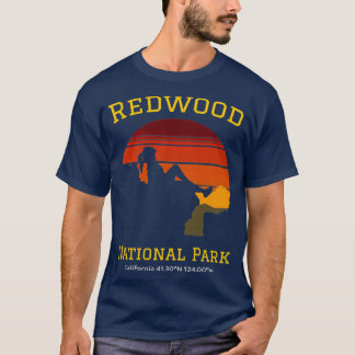 T-shirt Le parc national de Redwood Vintage