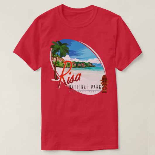 T-shirt Le Parc national de Risa (Design devant)